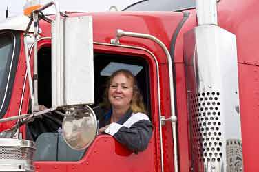 Female Owner Operator Trucker Photo