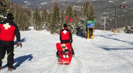Ski Patrol Photo Button