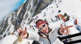 Ski Resort Employee Photo Button