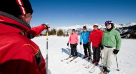 Ski Lessons Photo Button