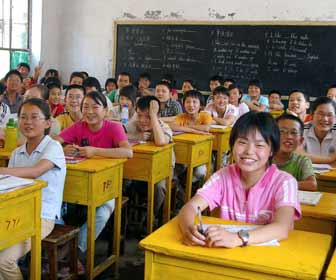 ESL Classroom in Xi-an China Photo