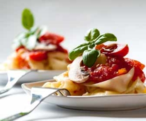 Gourmet Italian Pasta Meal Photo