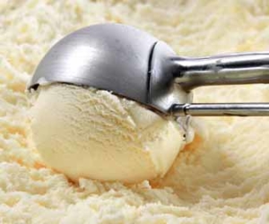 Scooping Vanilla Ice Cream Picture