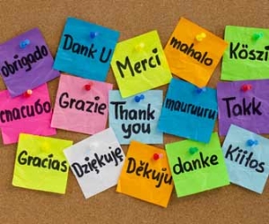 Thank You Written In Different Languages Image