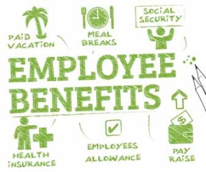 List of Employee Benefits Graphic