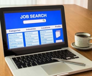 Company's Career Site On Job Seeker's Computer