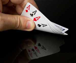 Four Aces in Poker Hand