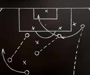 Soccer Play Coach Diagram
